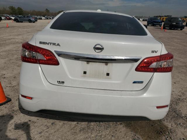 3N1AB7AP7EY259250 - 2014 NISSAN SENTRA S WHITE photo 6