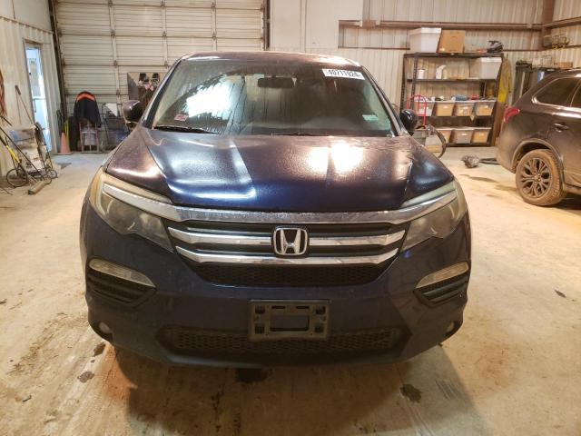 5FNYF6H54GB045121 - 2016 HONDA PILOT EXL BLUE photo 5