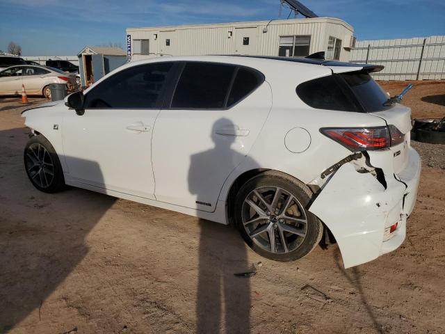 JTHKD5BH8F2227722 - 2015 LEXUS CT 200 WHITE photo 2