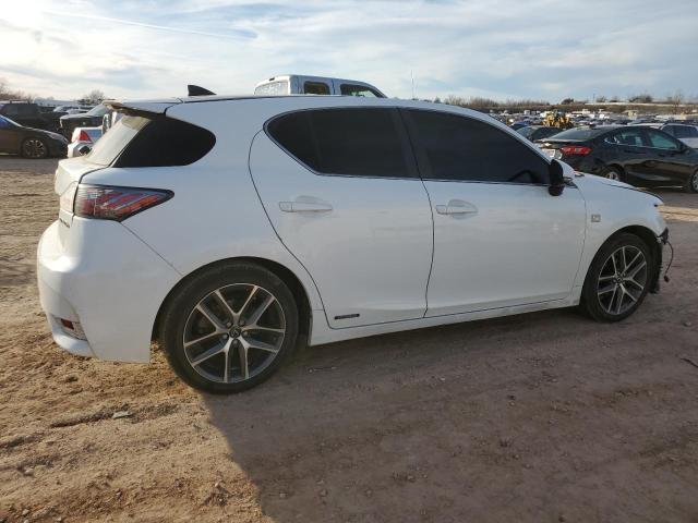 JTHKD5BH8F2227722 - 2015 LEXUS CT 200 WHITE photo 3