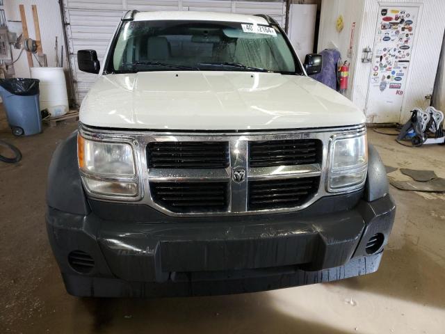 1D8GU28K87W650160 - 2007 DODGE NITRO SXT WHITE photo 5