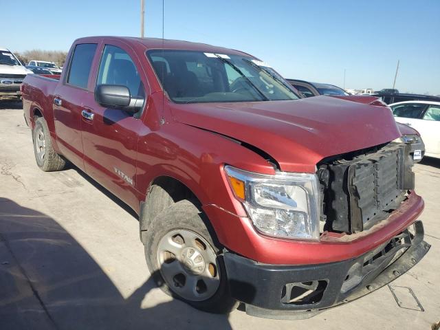 1N6AA1EK8JN534589 - 2018 NISSAN TITAN S RED photo 4