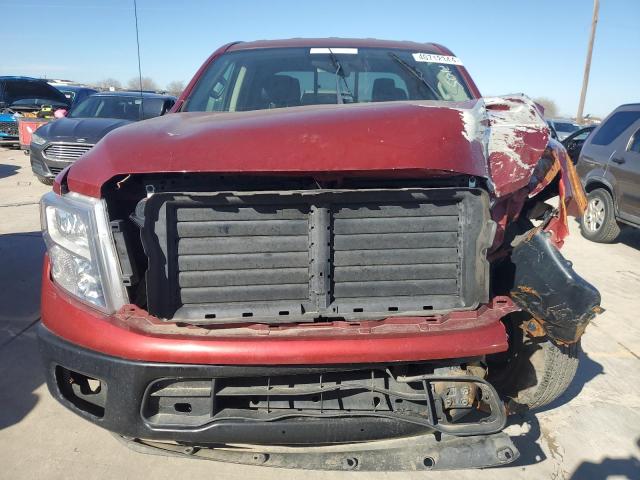 1N6AA1EK8JN534589 - 2018 NISSAN TITAN S RED photo 5