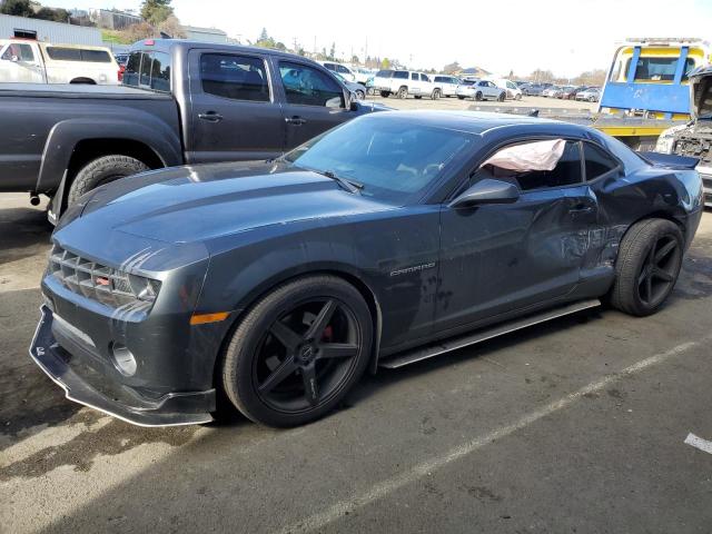 2G1FB1E32D9163136 - 2013 CHEVROLET CAMARO LT GRAY photo 1