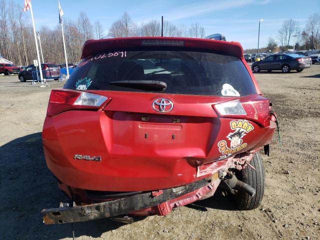 JTMRFREV7FJ023891 - 2015 TOYOTA RAV4 XLE RED photo 6