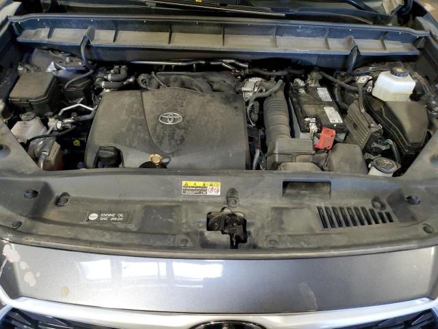5TDHZRBH9MS542975 - 2021 TOYOTA HIGHLANDER XLE CHARCOAL photo 12