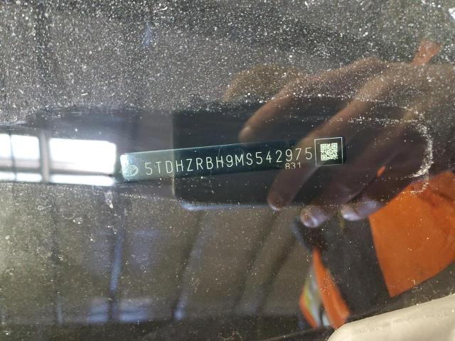 5TDHZRBH9MS542975 - 2021 TOYOTA HIGHLANDER XLE CHARCOAL photo 13