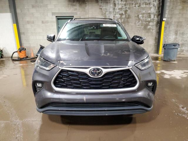 5TDHZRBH9MS542975 - 2021 TOYOTA HIGHLANDER XLE CHARCOAL photo 5