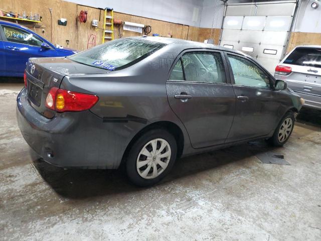 2T1BU40EX9C161233 - 2009 TOYOTA COROLLA BASE GRAY photo 3
