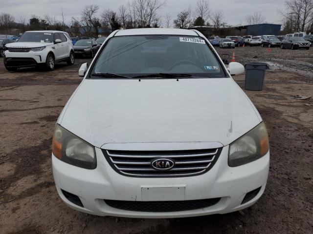 KNAFE221495625852 - 2009 KIA SPECTRA EX WHITE photo 5