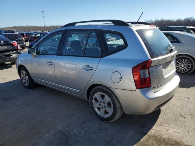 KNAFG528597241124 - 2009 KIA RONDO BASE SILVER photo 2