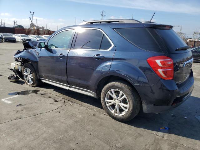 2GNALCEK4H1616072 - 2017 CHEVROLET EQUINOX LT BLUE photo 2