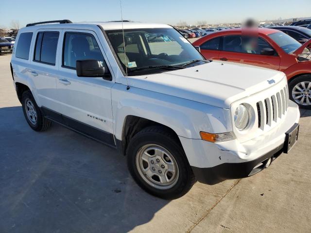 1C4NJPBA0FD334032 - 2015 JEEP PATRIOT SPORT WHITE photo 4