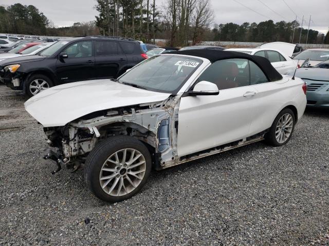 WBA1K9C55GV710922 - 2016 BMW 228 I SULEV WHITE photo 1