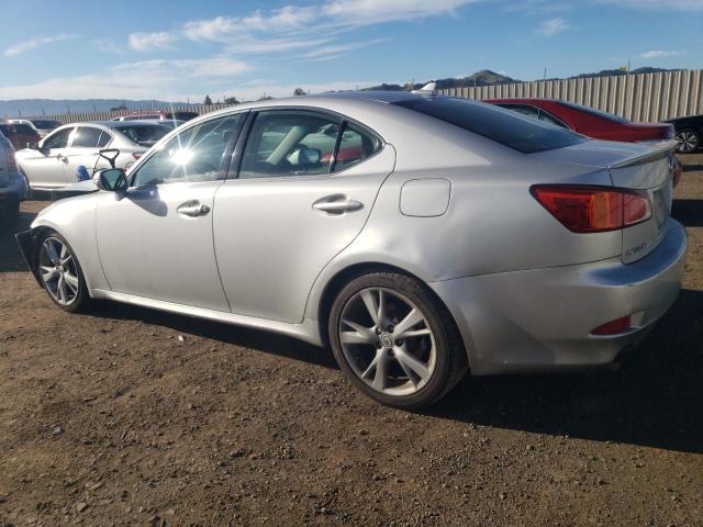 JTHBF5C28A5118513 - 2010 LEXUS IS 250 SILVER photo 2