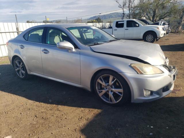 JTHBF5C28A5118513 - 2010 LEXUS IS 250 SILVER photo 4