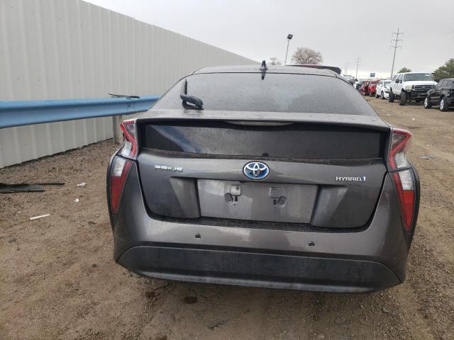 JTDKARFU5G3027076 - 2016 TOYOTA PRIUS CHARCOAL photo 6