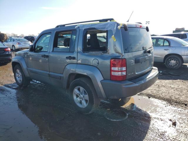 1C4PJMAK7CW140003 - 2012 JEEP LIBERTY SPORT GRAY photo 2