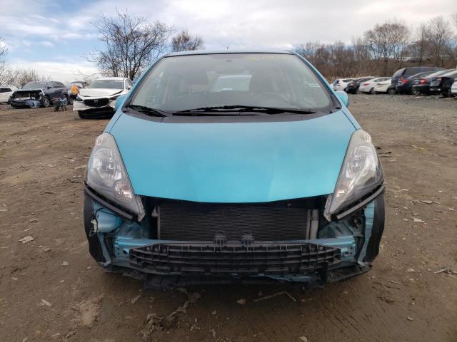 JHMGE8H31DC003201 - 2013 HONDA FIT TURQUOISE photo 5