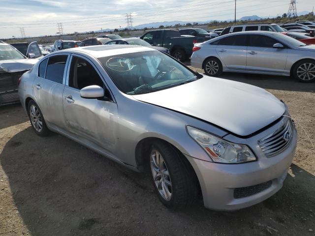 JNKBV61E68M211309 - 2008 INFINITI G35 SILVER photo 4