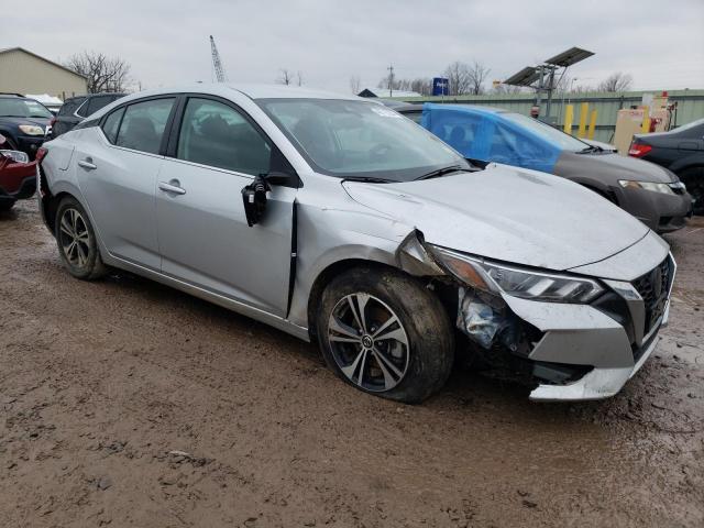 3N1AB8CVXPY237411 - 2023 NISSAN SENTRA SV SILVER photo 4