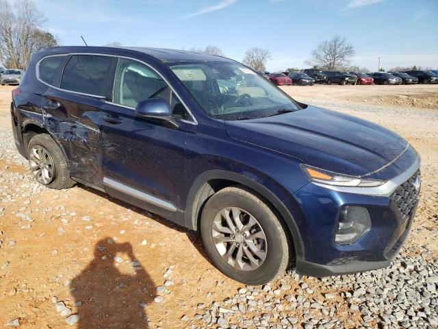 5NMS23AD3KH111912 - 2019 HYUNDAI SANTA FE SE BLUE photo 4