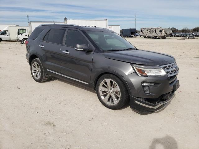 1FM5K7F87KGB26609 - 2019 FORD EXPLORER LIMITED GRAY photo 4