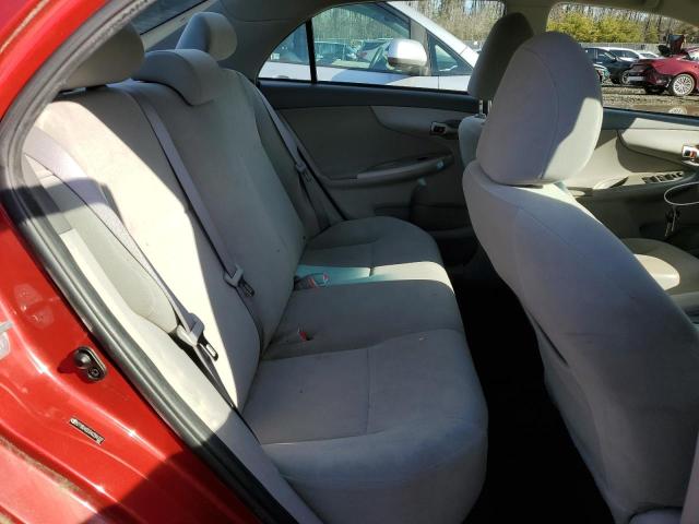2T1BU4EE0AC294337 - 2010 TOYOTA COROLLA BASE RED photo 10