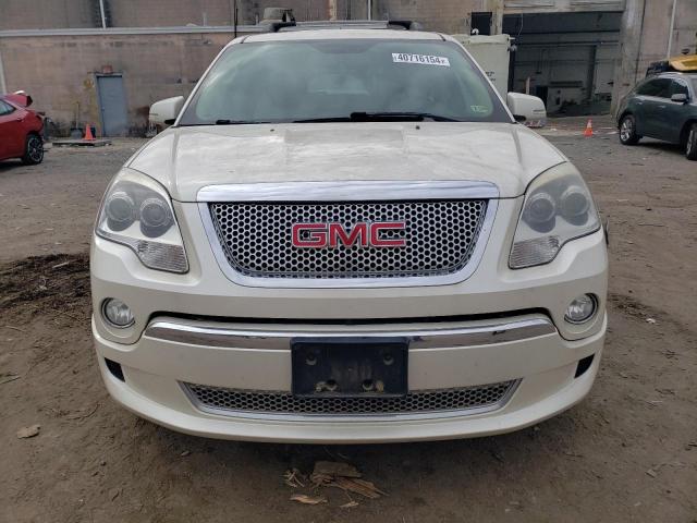 1GKKVTED9CJ154393 - 2012 GMC ACADIA DENALI WHITE photo 5