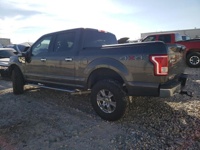 1FTEW1EP3FKD47738 - 2015 FORD F150 SUPERCREW GRAY photo 2