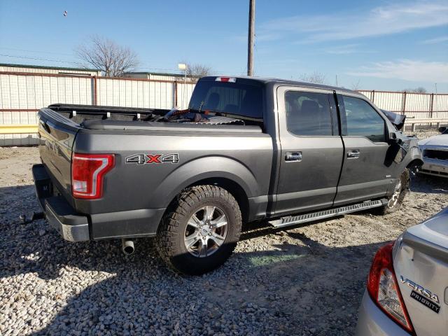 1FTEW1EP3FKD47738 - 2015 FORD F150 SUPERCREW GRAY photo 3