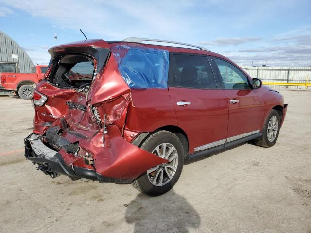 5N1AR2MM0EC689851 - 2014 NISSAN PATHFINDER S RED photo 3