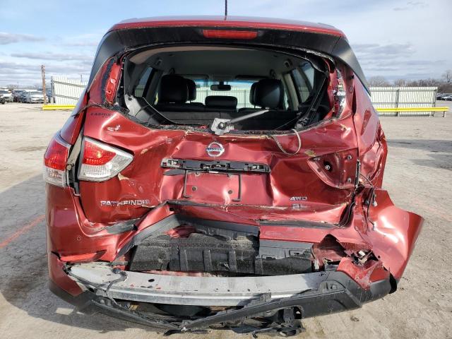 5N1AR2MM0EC689851 - 2014 NISSAN PATHFINDER S RED photo 6