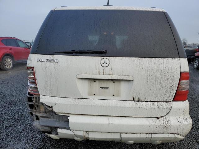 4JGAB57EX3A442467 - 2003 MERCEDES-BENZ ML 350 WHITE photo 6