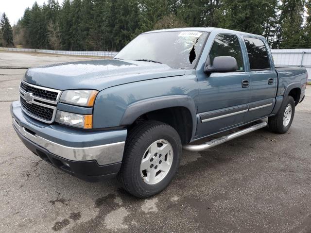 2GCEK13T461200565 - 2006 CHEVROLET SILVERADO K1500 BLUE photo 1