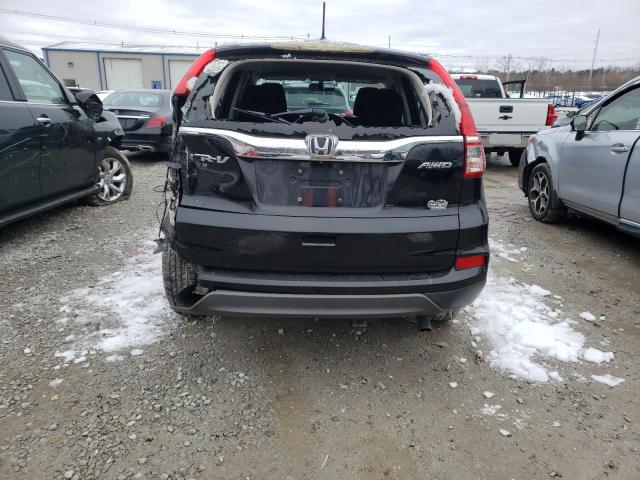 2HKRM4H36GH657660 - 2016 HONDA CR-V LX BLACK photo 6