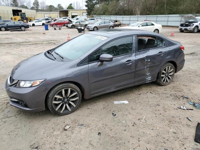 2HGFB2F99EH511328 - 2014 HONDA CIVIC EXL CHARCOAL photo 1