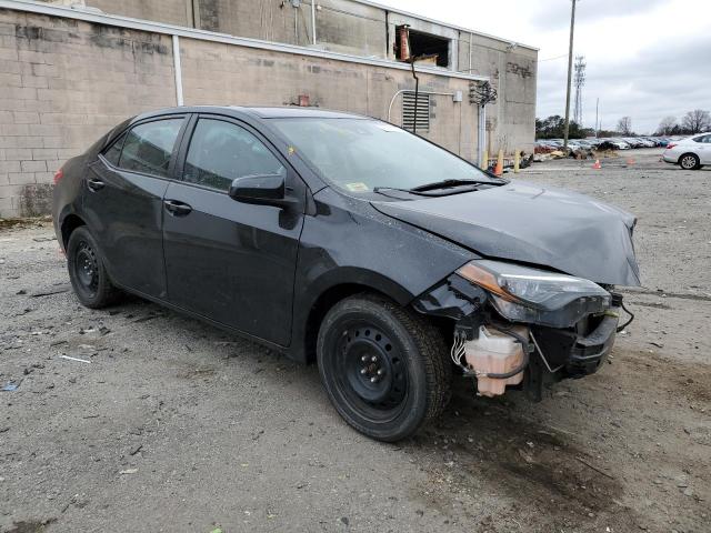 2T1BURHE0HC961247 - 2017 TOYOTA COROLLA L BLACK photo 4