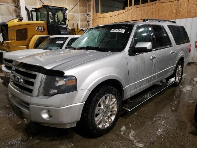 1FMJK2A59EEF57483 - 2014 FORD EXPEDITION EL LIMITED SILVER photo 1