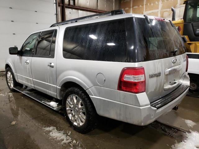 1FMJK2A59EEF57483 - 2014 FORD EXPEDITION EL LIMITED SILVER photo 2