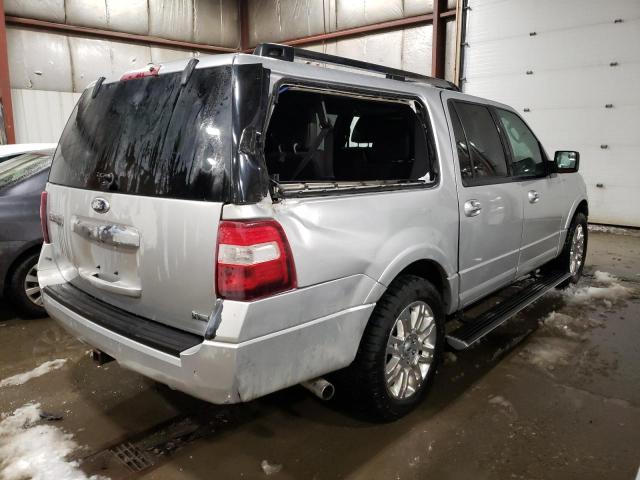 1FMJK2A59EEF57483 - 2014 FORD EXPEDITION EL LIMITED SILVER photo 3
