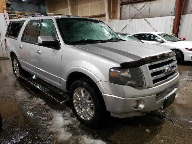 1FMJK2A59EEF57483 - 2014 FORD EXPEDITION EL LIMITED SILVER photo 4