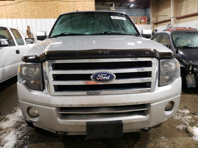 1FMJK2A59EEF57483 - 2014 FORD EXPEDITION EL LIMITED SILVER photo 5