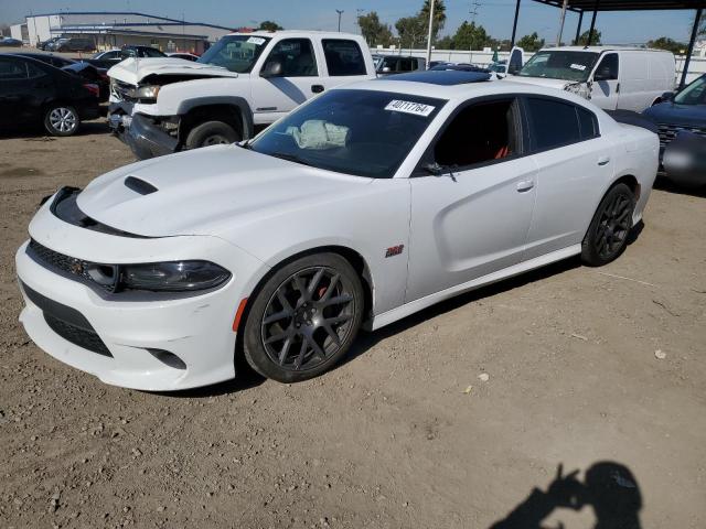 2C3CDXGJ2KH688806 - 2019 DODGE CHARGER SCAT PACK WHITE photo 1