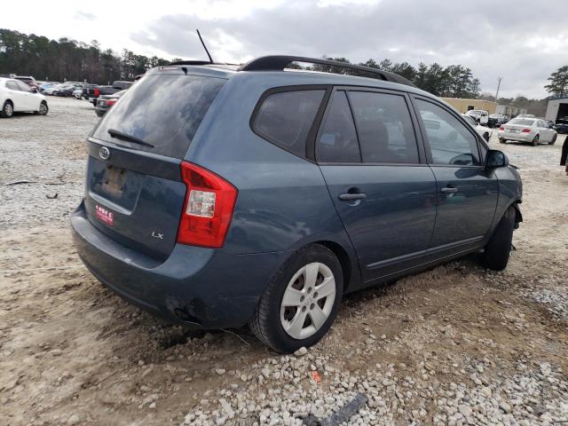 KNAFG528997261411 - 2009 KIA RONDO BASE BLUE photo 3