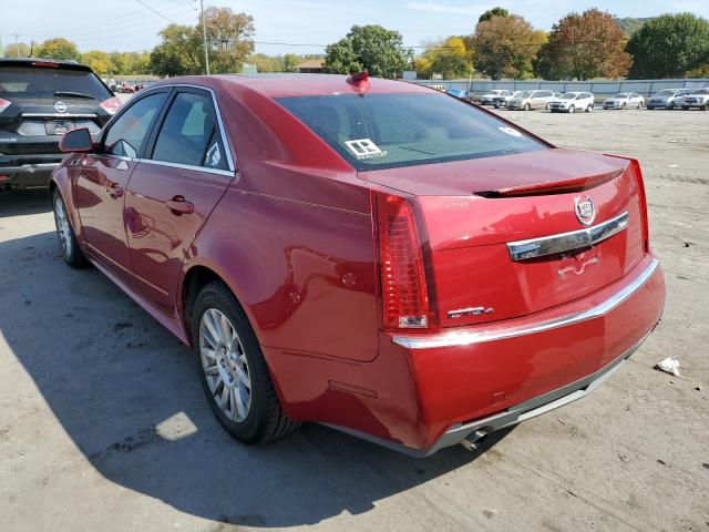 1G6DG5EY7B0109957 - 2011 CADILLAC CTS LUXURY COLLECTION RED photo 3