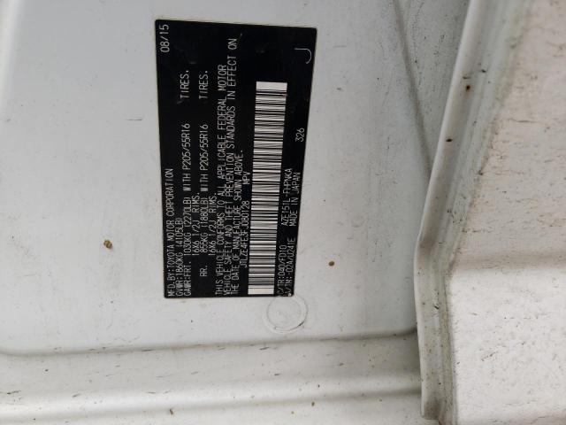 JTLZE4FE3FJ080128 - 2015 TOYOTA SCION XB 白色 照片 12