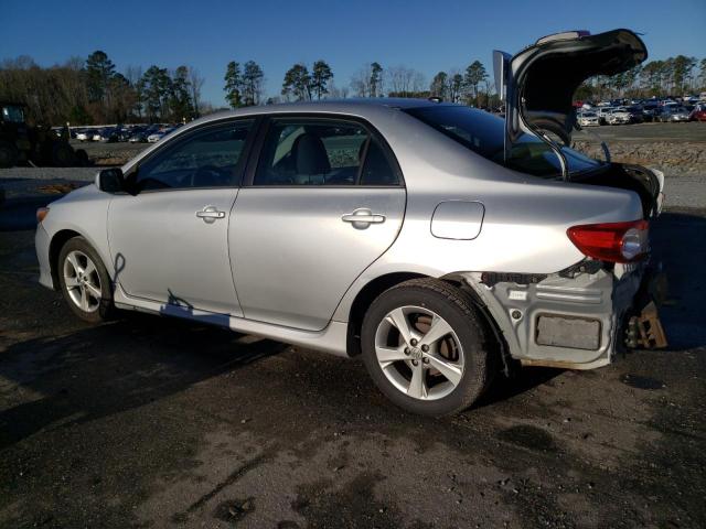 2T1BU4EE0CC918494 - 2012 TOYOTA COROLLA BASE SILVER photo 2