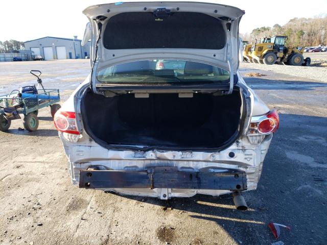 2T1BU4EE0CC918494 - 2012 TOYOTA COROLLA BASE SILVER photo 6