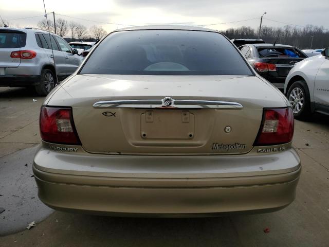 1MEHM55S21A627954 - 2001 MERCURY SABLE LS PREMIUM GOLD photo 6